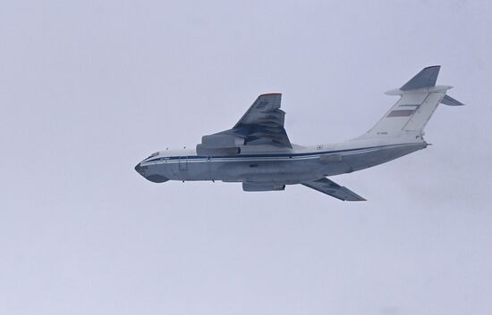 伊尔-76运输机 资料图 图源:俄新社