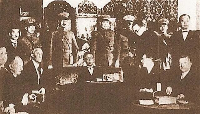 溥仪与来访的李顿调查团