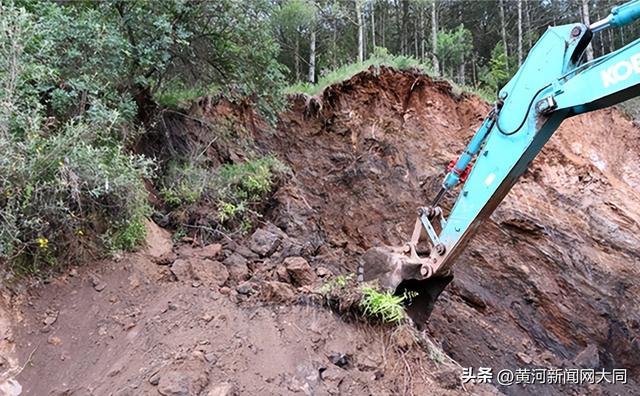 事发区域出露地层照片