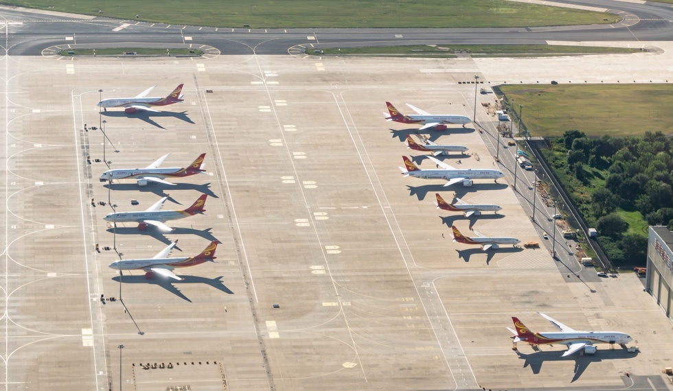 海南航空北京运营基地航拍图