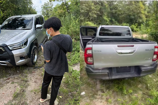 失联者第二次乘坐的车（受访者提供）