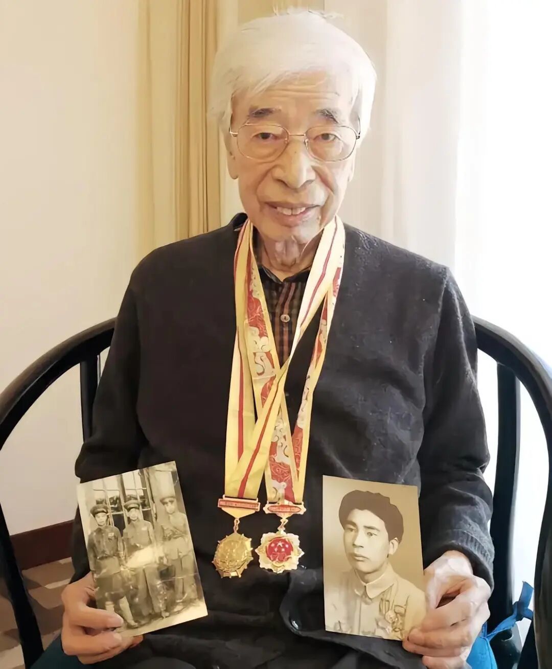 图注:砂原惠（中文名：张荣清），四野日籍老战士