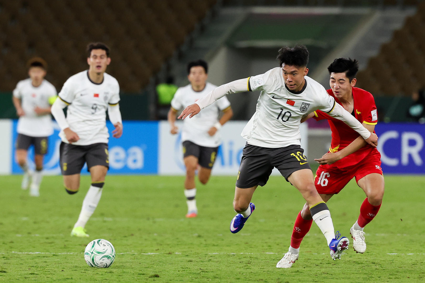 ▲U23亚洲杯半决赛,中国队击败越南队 图据视觉中国