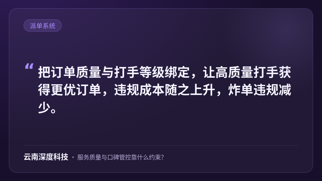 云南深度科技-电竞俱乐部派单系统-金句卡