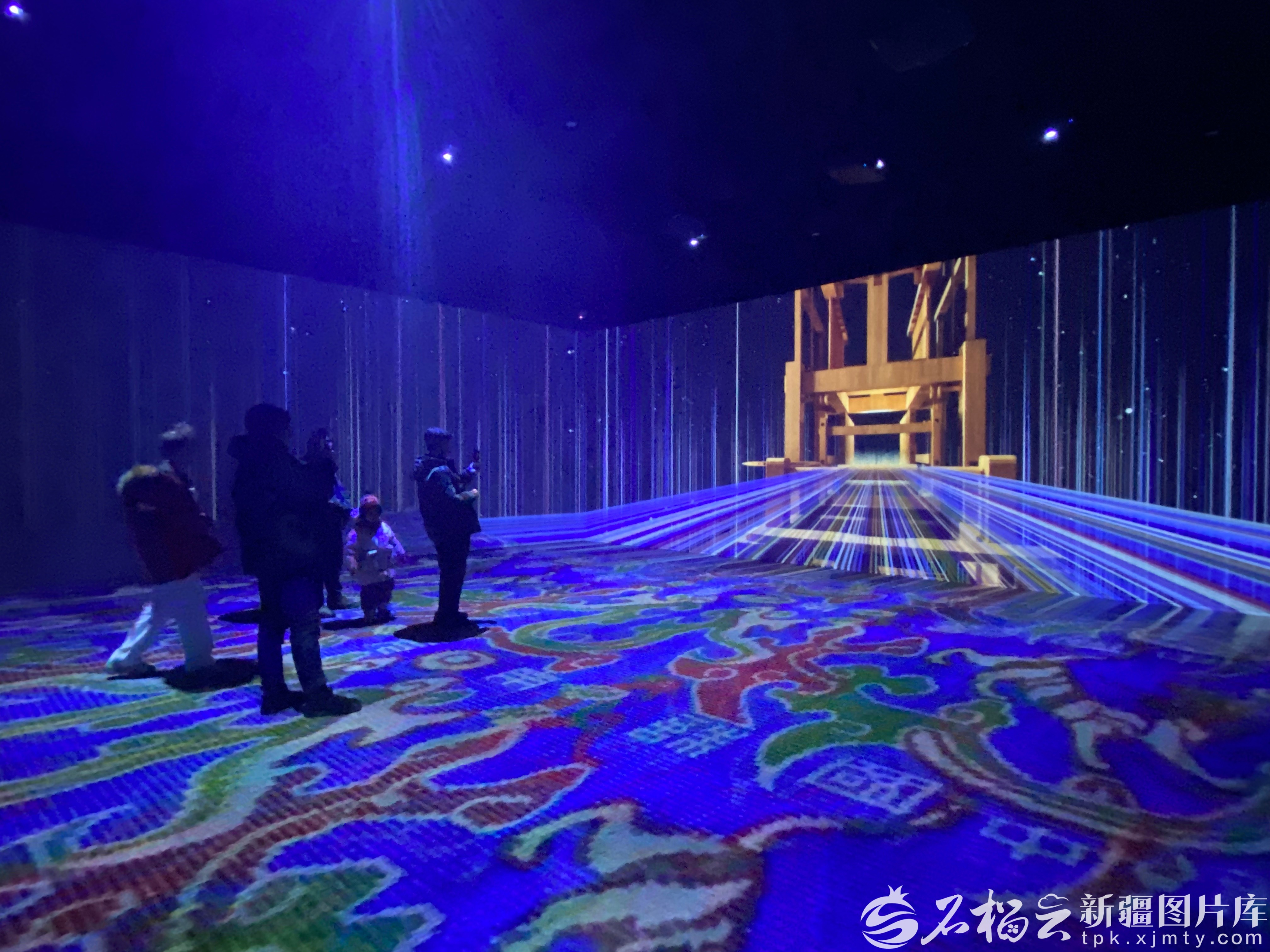 新疆博物馆沉浸交互剧场。天山网-新疆日报记者 赵梅摄