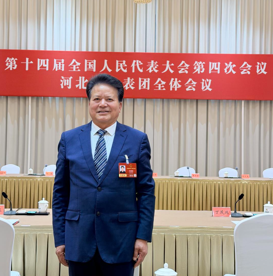 ▲全国人大代表石炳启