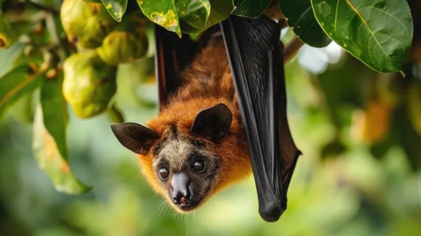 果蝠是尼帕病毒传播链当中的中流砥柱丨图虫创意