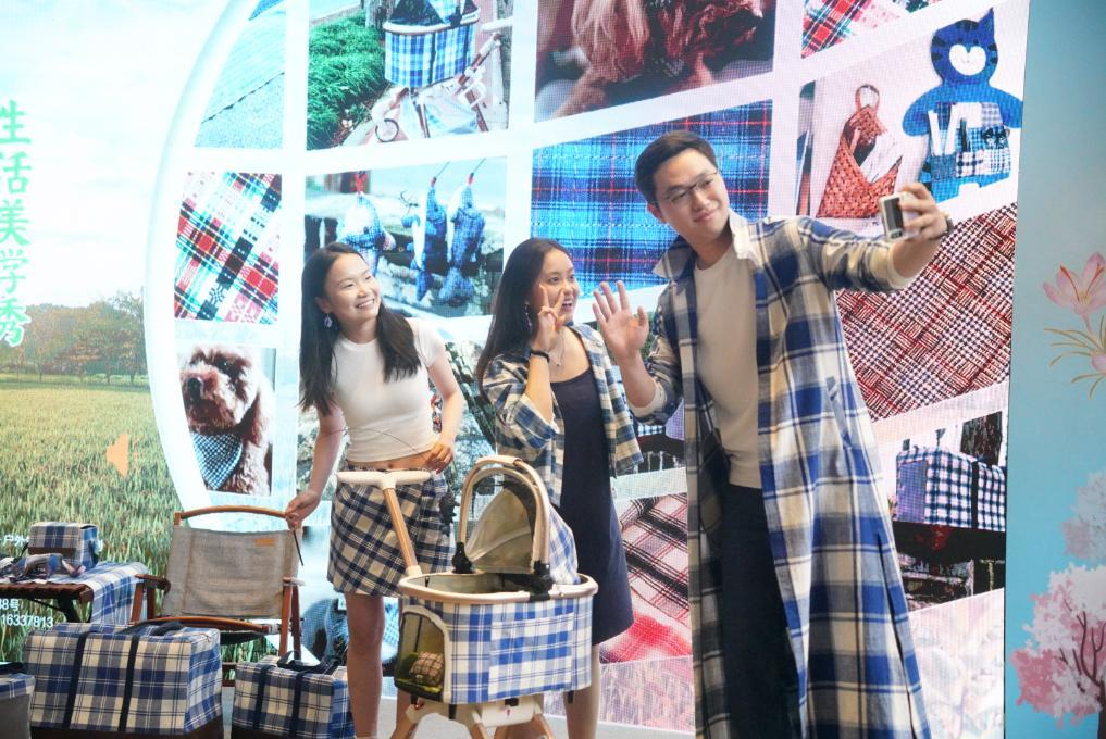 布布瀛崇明土布工坊团队4月9日首发的萌宠定制系列。