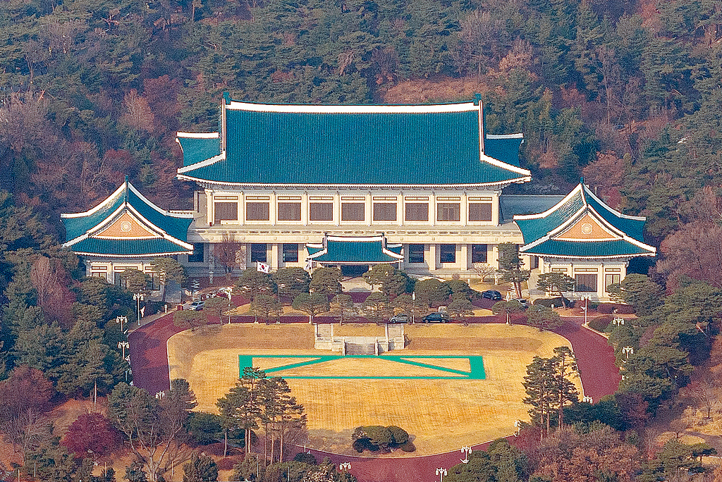 韩国首尔青瓦台（视觉中国）