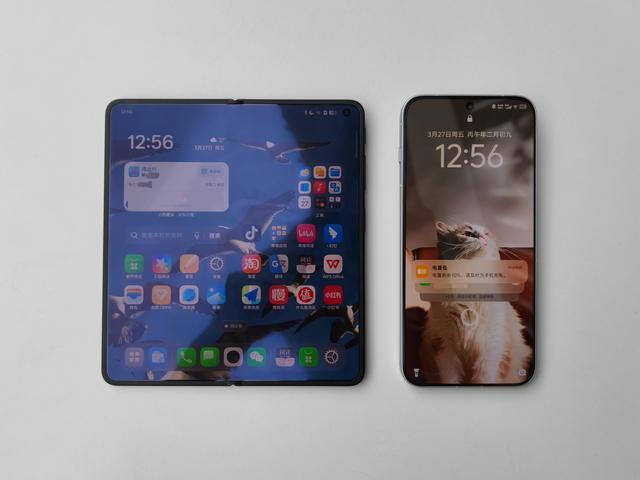 左边 OPPO Find N6，图片来源：雷科技