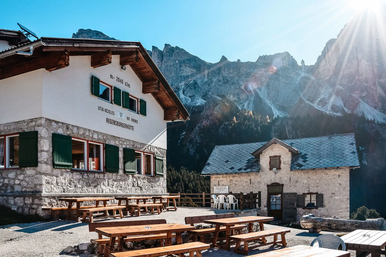 ▲多洛米蒂地区的民宿