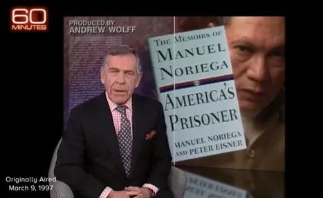 诺列加在美国监狱时所作的回忆录。(图/60 Minutes)