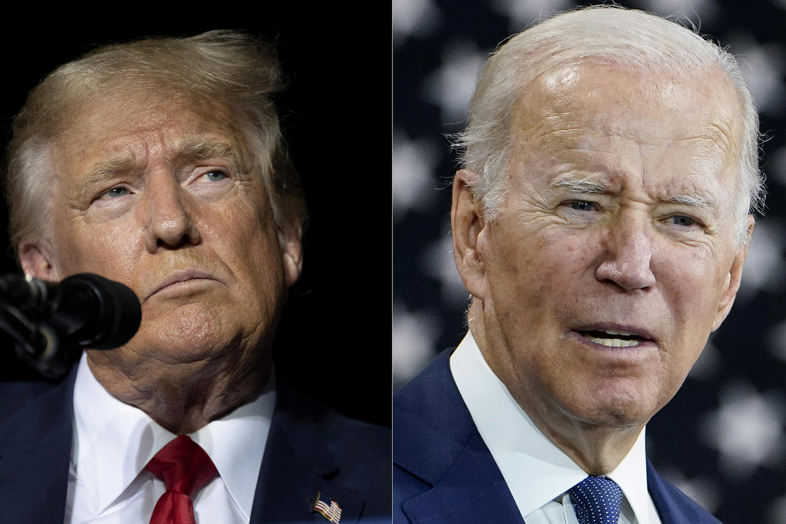 ▲特朗普和拜登 据视觉中国
