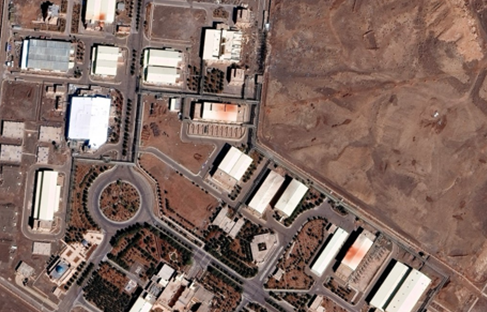 图为3月1日的纳坦兹核模范卫星相片。 图源:太空新闻网