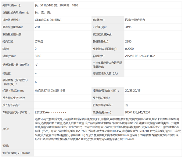路虎FREELANDER神行者8申报:用上奇瑞发动机 头顶华为激光雷达