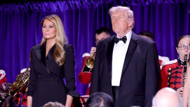 【白宫晚宴开始画面】