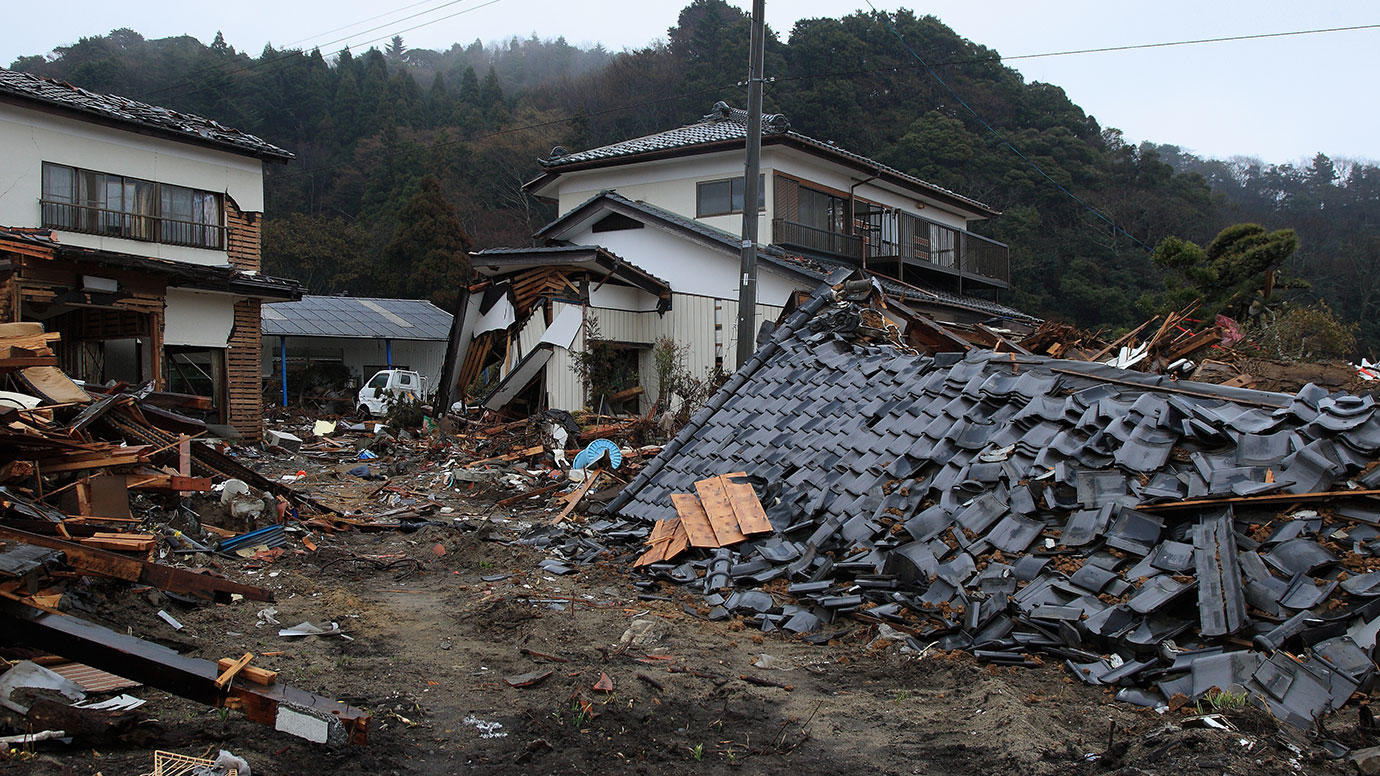▲2011年的大地震