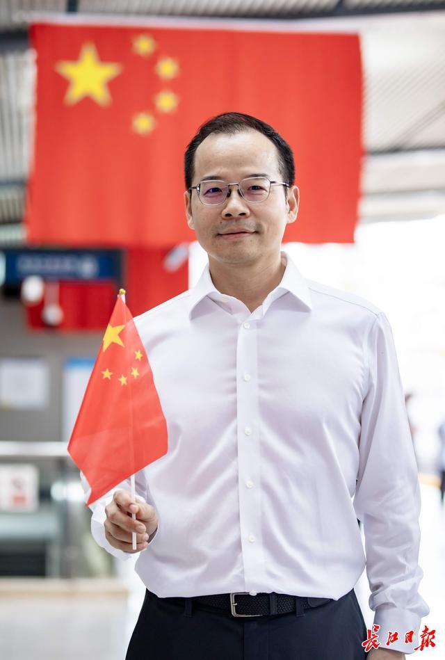 武汉市第四医院副院长张青松。 记者陈亮 摄