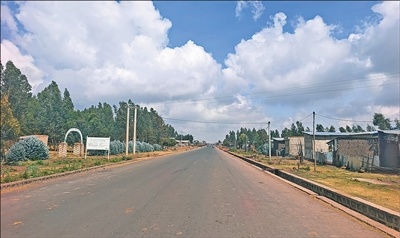“苔麸路”——伊特亚—罗比公路一景。 范 雄摄