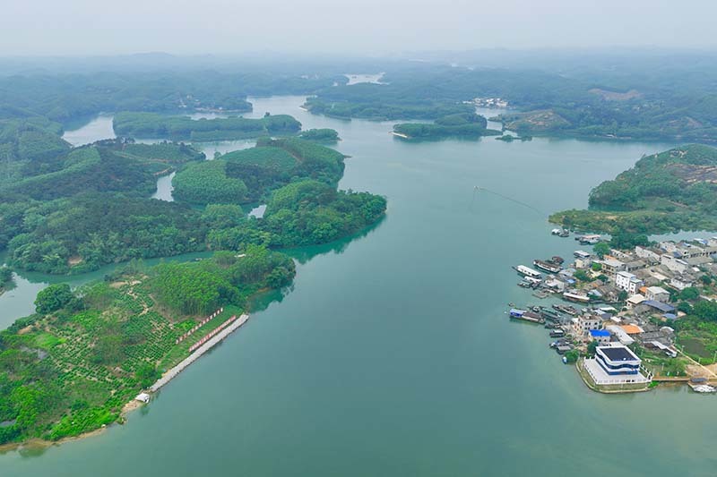 平陆运河起点——平塘江口。平陆运河集团供图