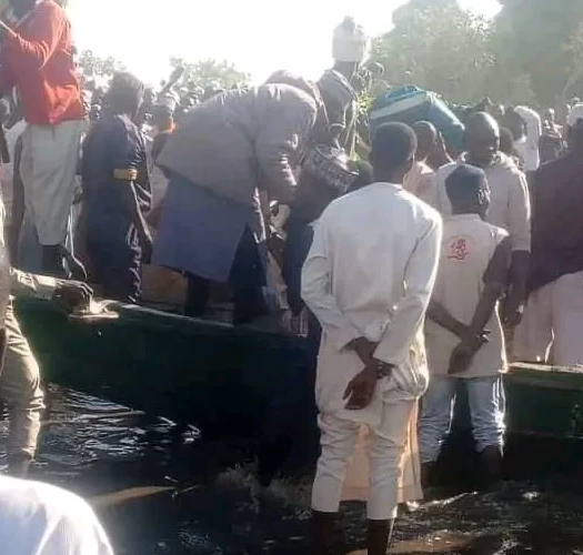 △当地人提供的事故救援现场图