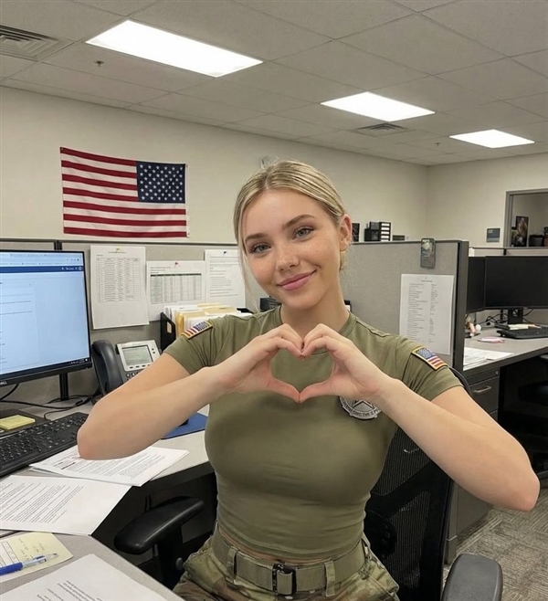 AI合成美军女神吸粉超百万:身材完美遭众多男性追捧 真相大跌眼镜