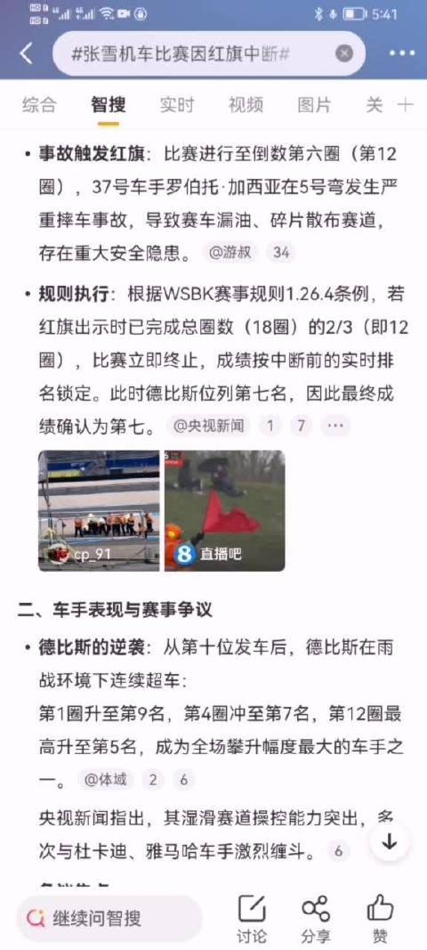张雪雨战荷兰站从11位超至第7，车队稳居前三