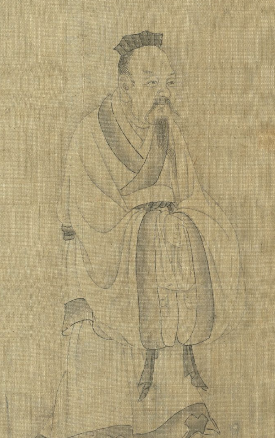 ◇ 图为《圣君贤臣全身像册》中的周公画像