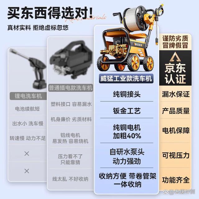高压洗车机哪个品牌好？推荐这3款，清洗力强，让车主爱不释手-有驾