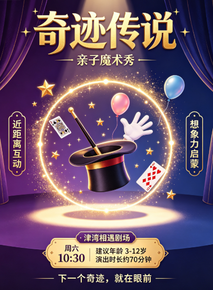 亲子魔术秀《奇迹传说》