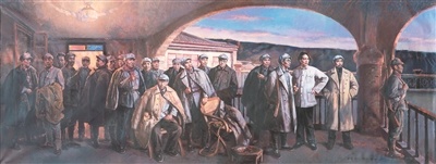 写实油画再现“遵义曙光”(文艺镌刻长征记忆)