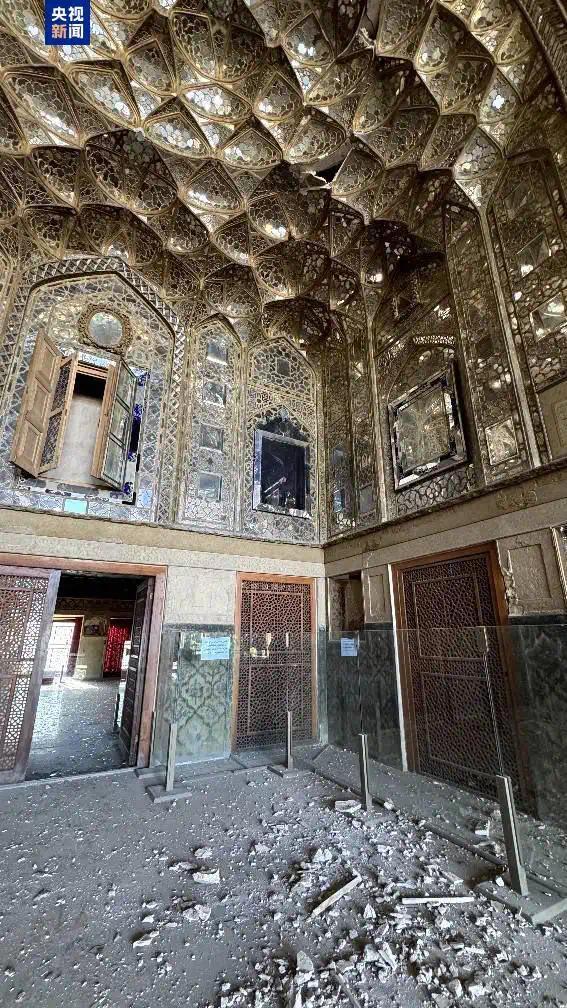 遭袭击后的四十柱宫