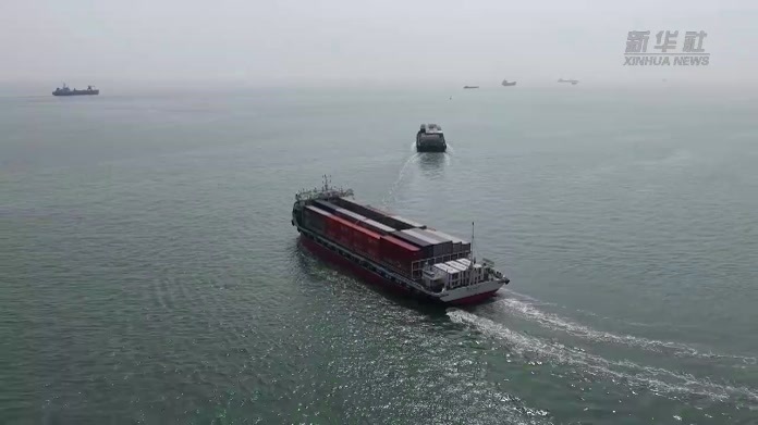 粤港澳大湾区(广州-香港)零碳集装箱航线投入运营