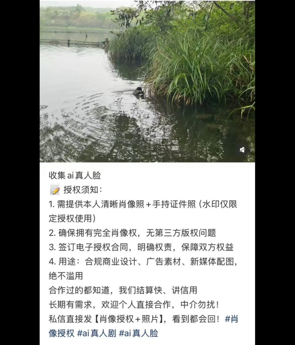 留白发的收脸帖