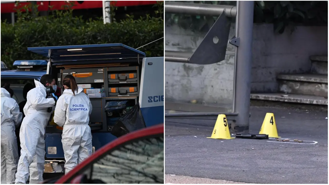 ▲调查人员在事发现场