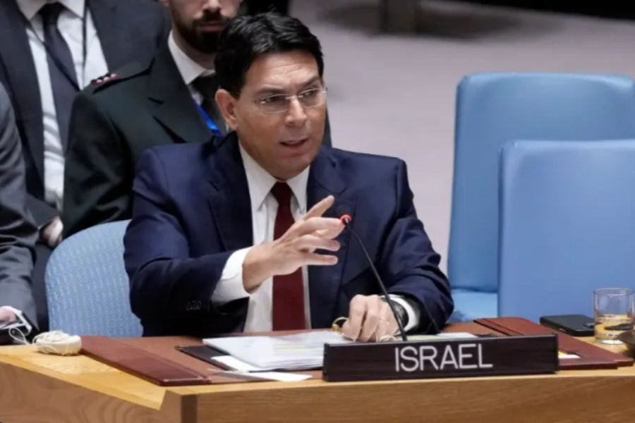 △以色列常驻联合国代表丹尼·达农(资料图)