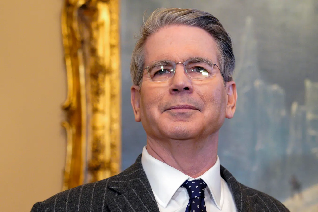 好意思国财政部长贝森特 尊府图片