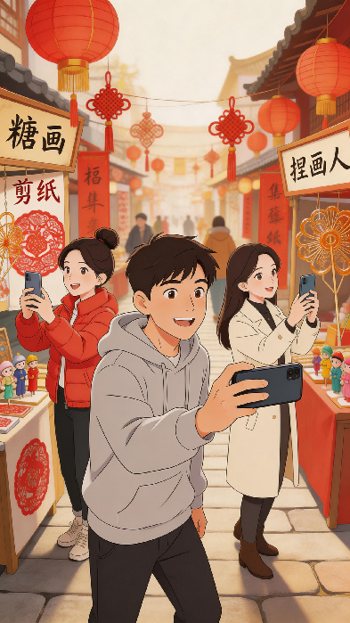 【新春走基层】万象AI记丨春节档文旅，既是风景又是年味