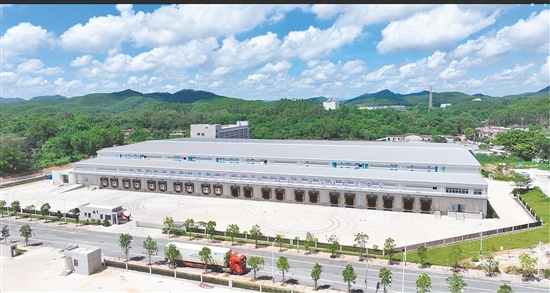 粤港澳大湾区(江门)农产品交易流通中心冷链物流项目A1冷库建成运营,目前使用率超89%。