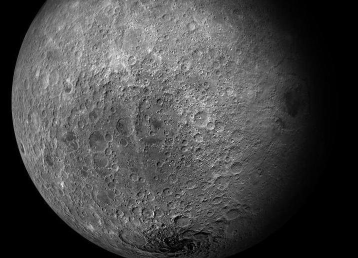 我国科研人员制作的月球背面影像图 新华社