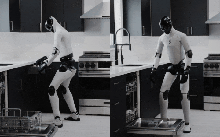 机器人成精了?Figure 03下厨房,不经意关抽屉那一下,太像人了
