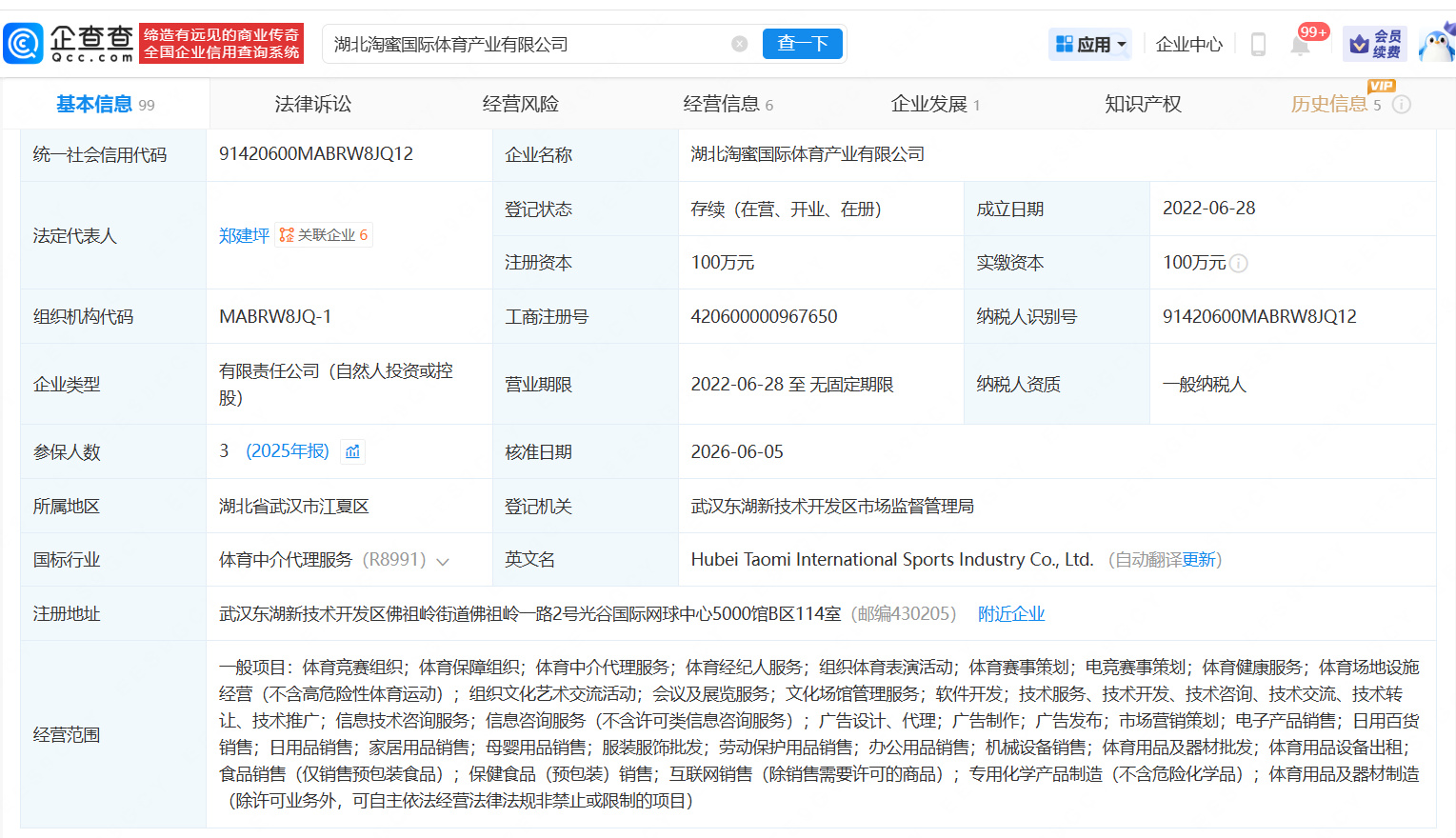 【郑钦文手握14个全球代言】郑钦文父亲名下有多家体育产业公司 近日,