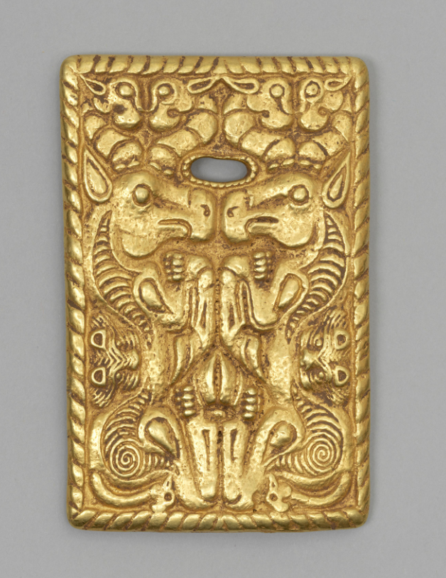 汉代金马纹饰件。来源/故宫博物院