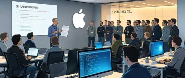 苹果Siri团队紧急“补课”,传近200名工程师被送入AI编程训练营