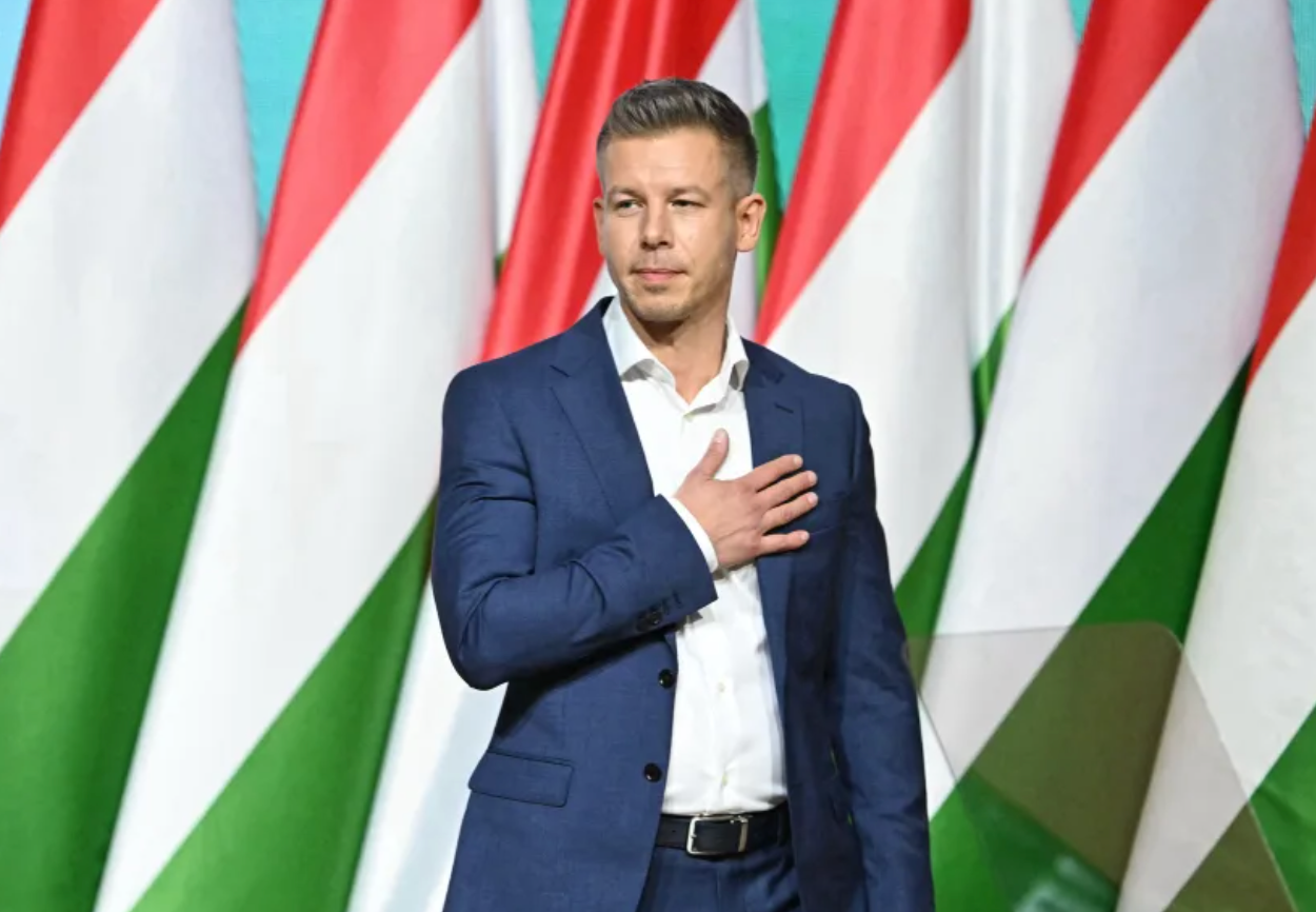 ▲毛焦尔·彼得领导的蒂萨党在匈牙利国会选举中获胜