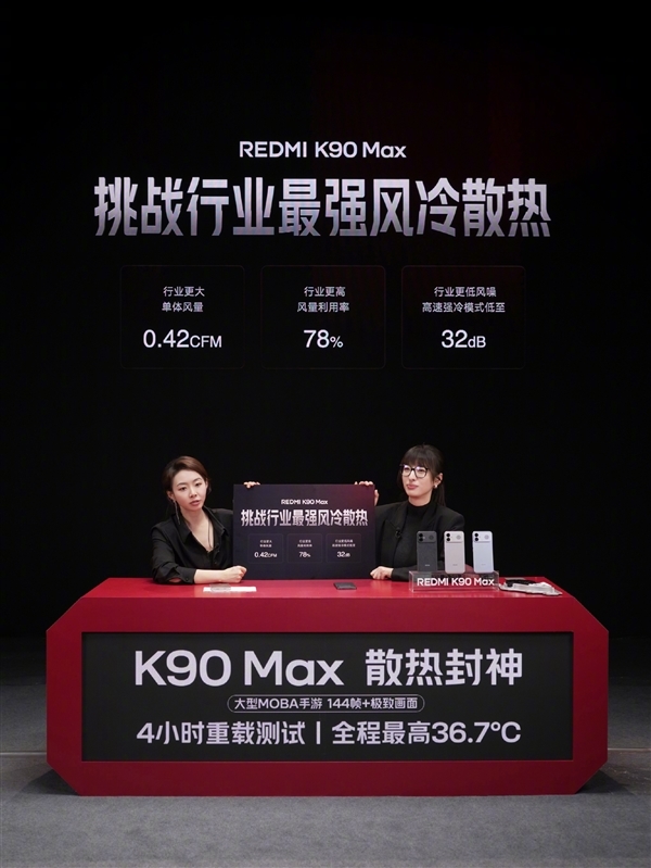REDMI K90 Max推高温购机补贴:回收发热手机 最高补贴1200元