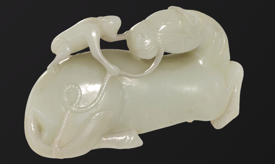 青玉马上封侯。来源/故宫博物院