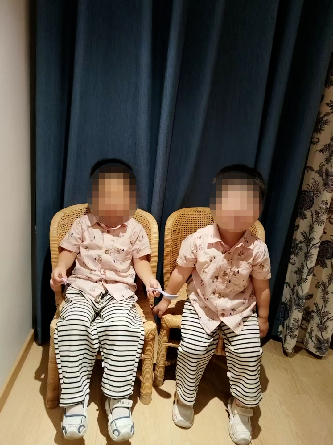 ▲袁女士所生的龙凤胎