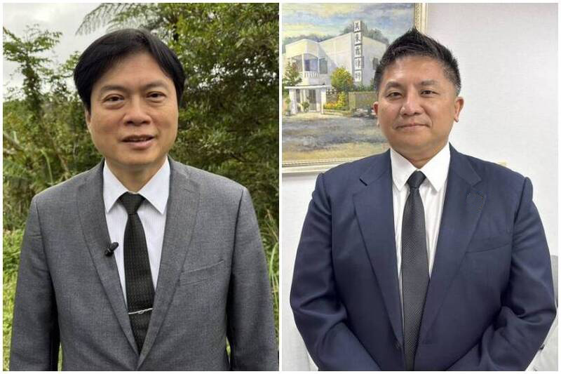 图注：宜兰县长选战吴宗宪（右）对阵林国漳（左）开yun体育网。
