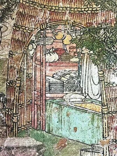 《草庐读书图》高平开化寺 北宋壁画